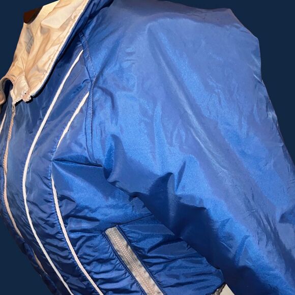 Women’s Vintage Alpine Design 1980s Goose Down Ski Waist Jacket Size 14 - Picture 5 of 8